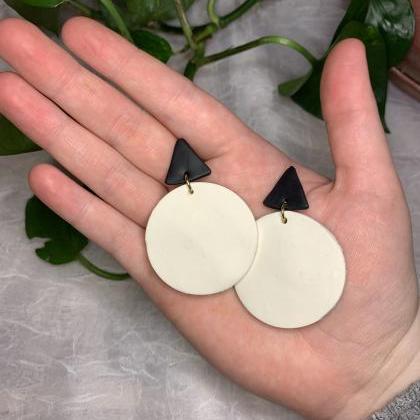 The Alayna Earrings. Cute Statement Black And..