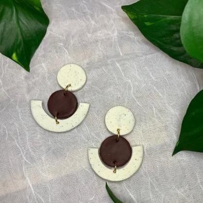 The Darby Earrings. Cute Statement Polymer Clay..