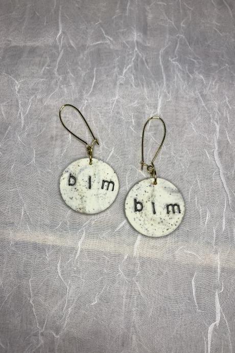 Black Lives Matter Polymer Clay Earrings